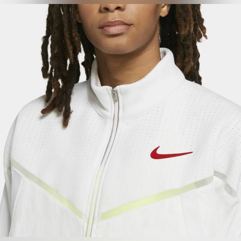 $400 Nike Sportswear Jacket CZ3613-100 White Relaxed Olympic Women’s Sz: XL - Picture 1 of 6